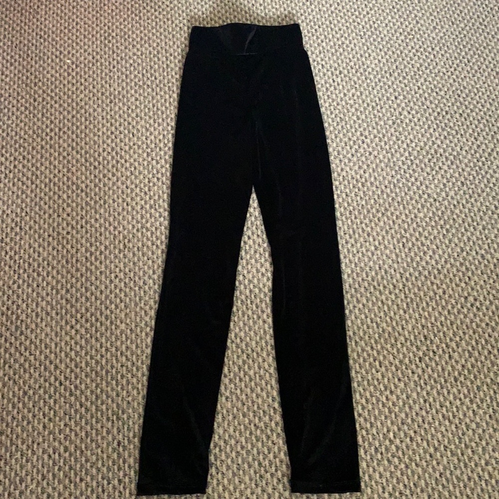PinUp Couture Black Velvet Pants
